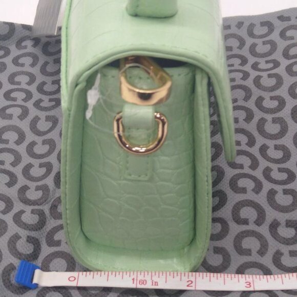 Grey Label Edition #1 Mini Couture Croc Embossed Crossbody Detachable Strap NWT - Picture 13 of 14